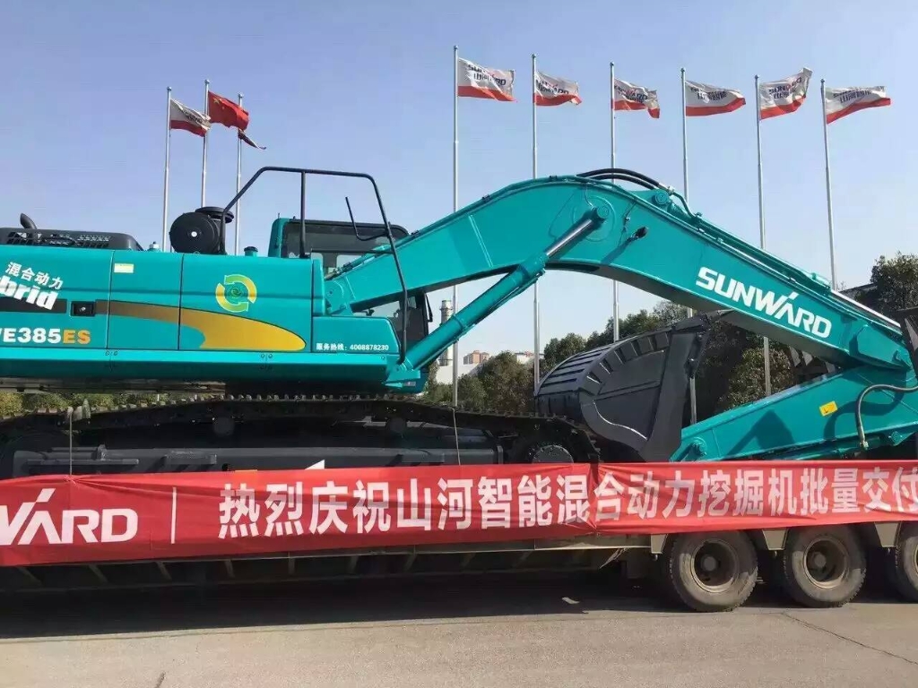 就這樣被你征服！山河智能100臺(tái)液壓混合動(dòng)力挖掘機(jī)挺進(jìn)礦山