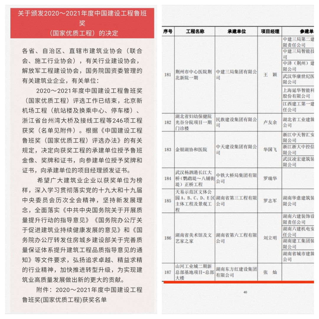 喜提“魯班獎(jiǎng)”，山河智能總部大樓有“顏”更有“才”