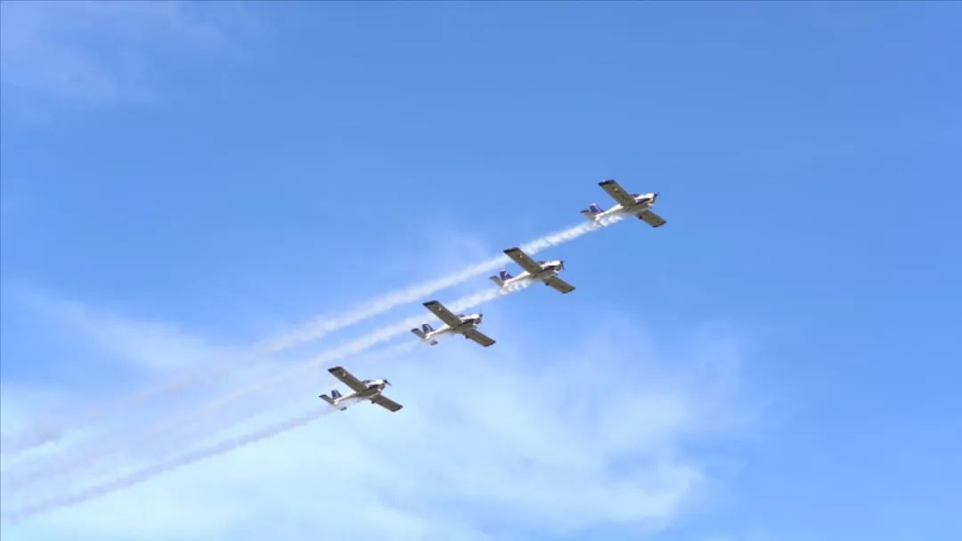 空中開花、大坡度盤旋、俯沖躍升……看山河飛行表演隊炫技2022湖南航展動態(tài)展