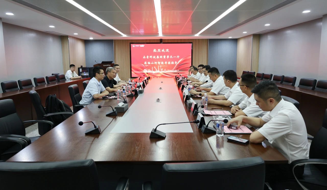 永青科技集團(tuán)董事長胡曉東帶隊到訪山河智能