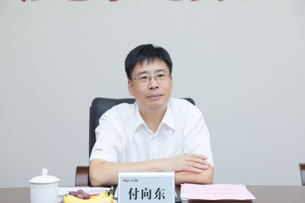 攜手合作，共謀未來(lái)|山河智能董事長(zhǎng)付向東一行拜訪宏大爆破集團(tuán)