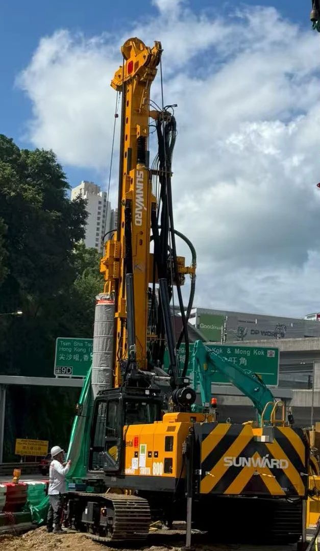 硬核首秀！山河智能SWDTH800大直徑潛孔錘鉆機(jī)進(jìn)擊香港市場